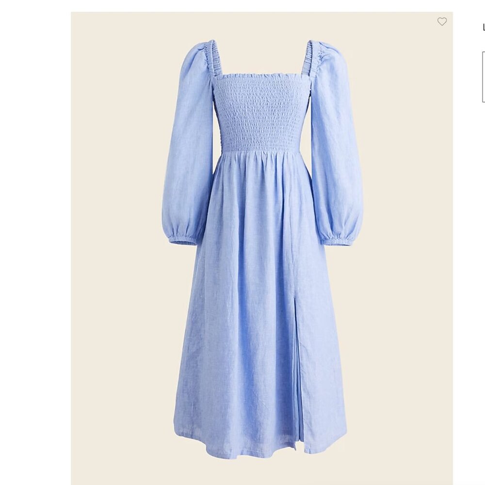 J.Crew Linen daydream dress Size XS